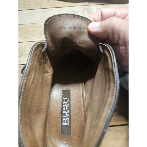Gordon Rush Austin Suede Chukka Boots Gray Mens Size 10 Medium main image 7